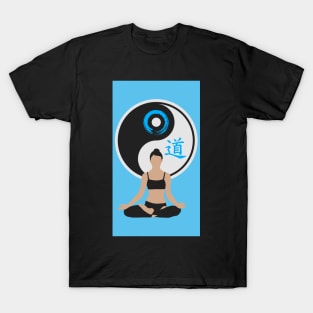 Yoga Lover Yoga Pose Ying Yang T-Shirt